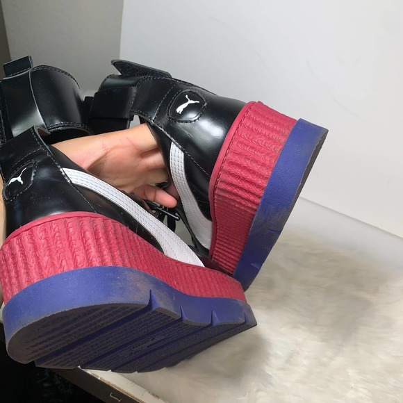 PUMA Fenty x Rihanna Ankle Strap Creeper platform Size 8 US - Picture 13 of 16